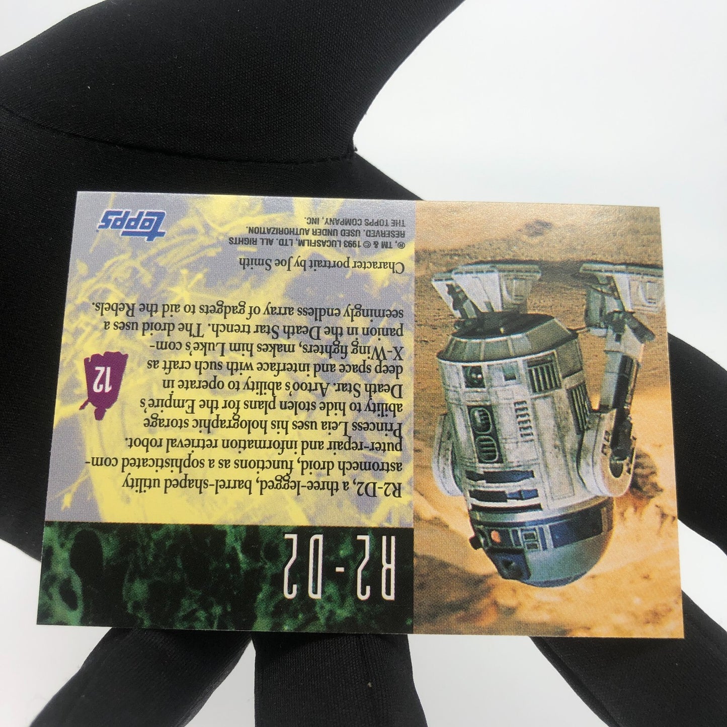 Star Wars Galaxy Card R2-D2 12 Topps 1993 [Rank A]