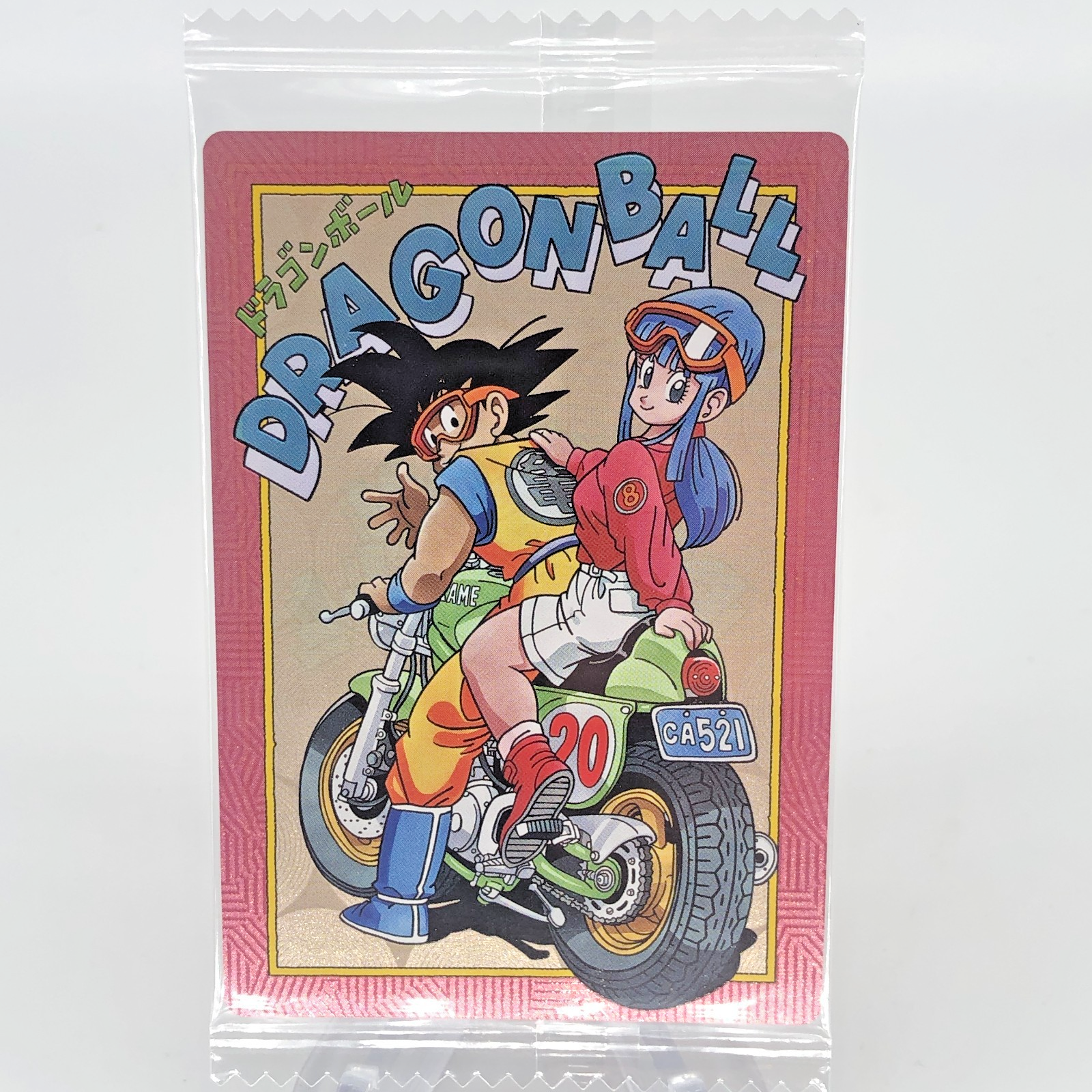 Dragonball Son Goku Bulma 3-29 Itajaga Wafer Card DBS Holo japanese [Sealed]