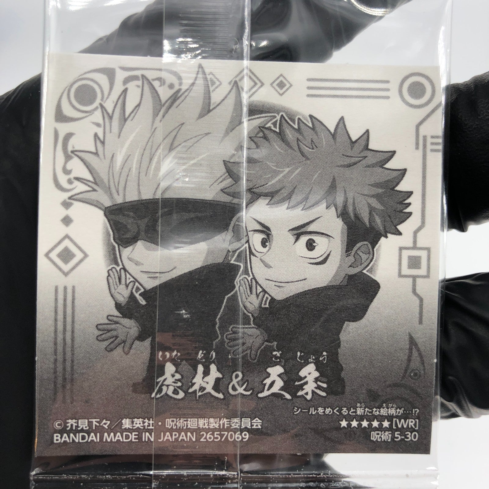 Jujutsu Kaisen Gojo Itadori 5-30 WR Five Star Holo Wafer Japanese [Sealed]