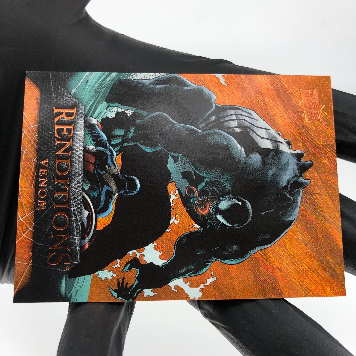 Marvel Card Venom 57 Orange  /299 Fleer Upper Deck Renditions [NM]