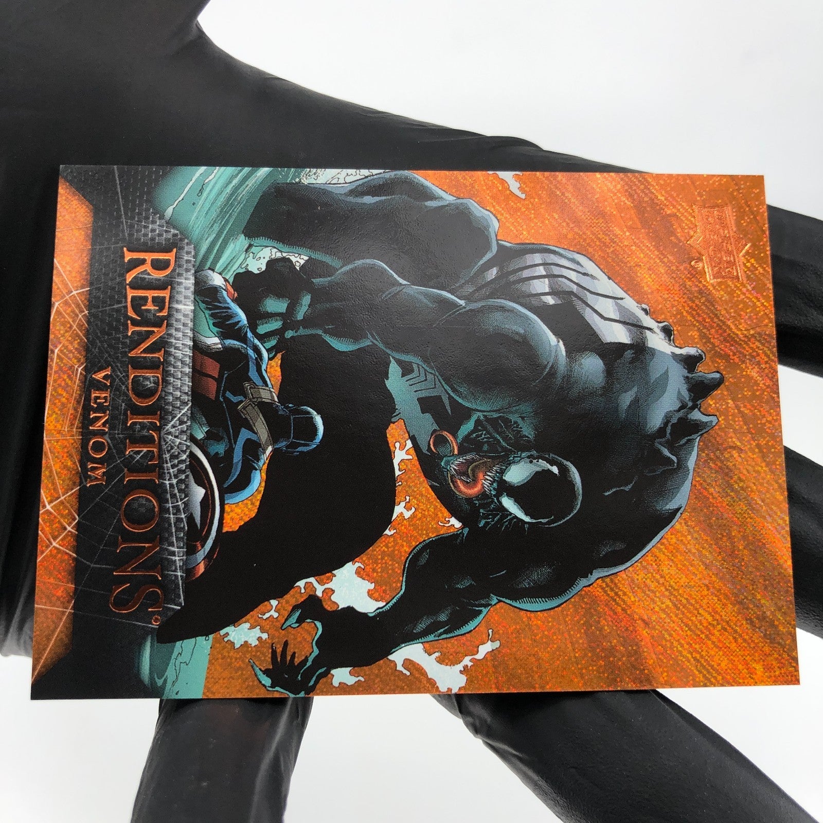 Marvel Card Venom 57 Orange  /299 Fleer Upper Deck Renditions [NM]