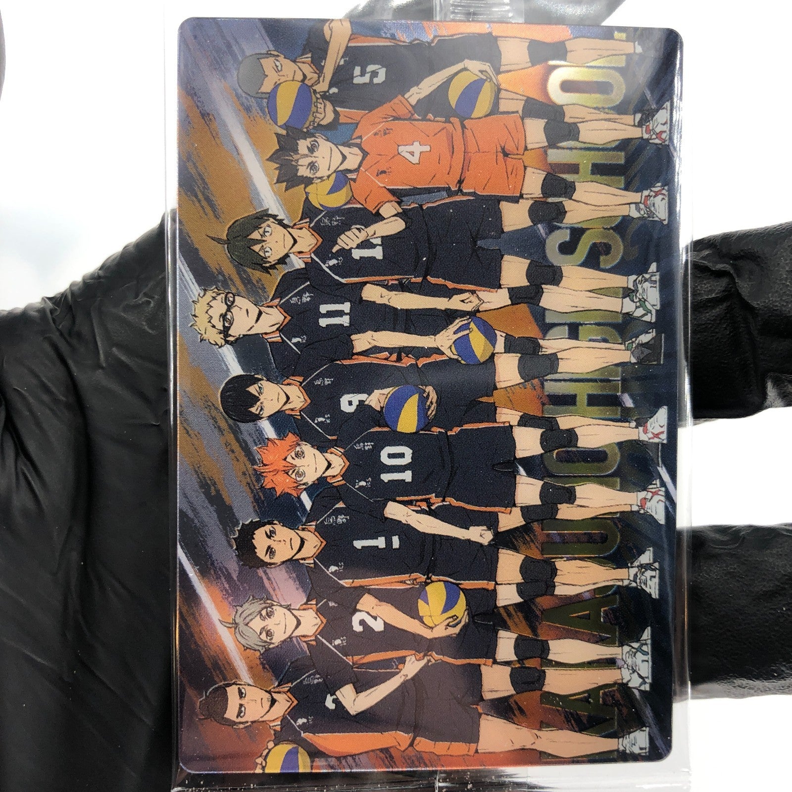 Haikyu!! Card Wafer Karasuno No.18 Holo japanese [Sealed]