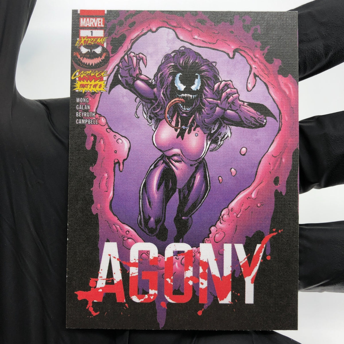 Marvel Card Agony 31 Comic Covers Fleer Upper Deck Renditions [NM]