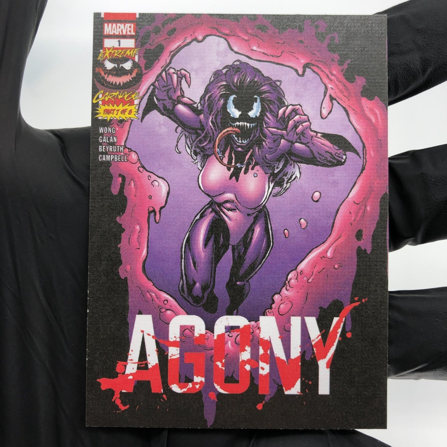 Marvel Card Agony 31 Comic Covers Fleer Upper Deck Renditions [NM]