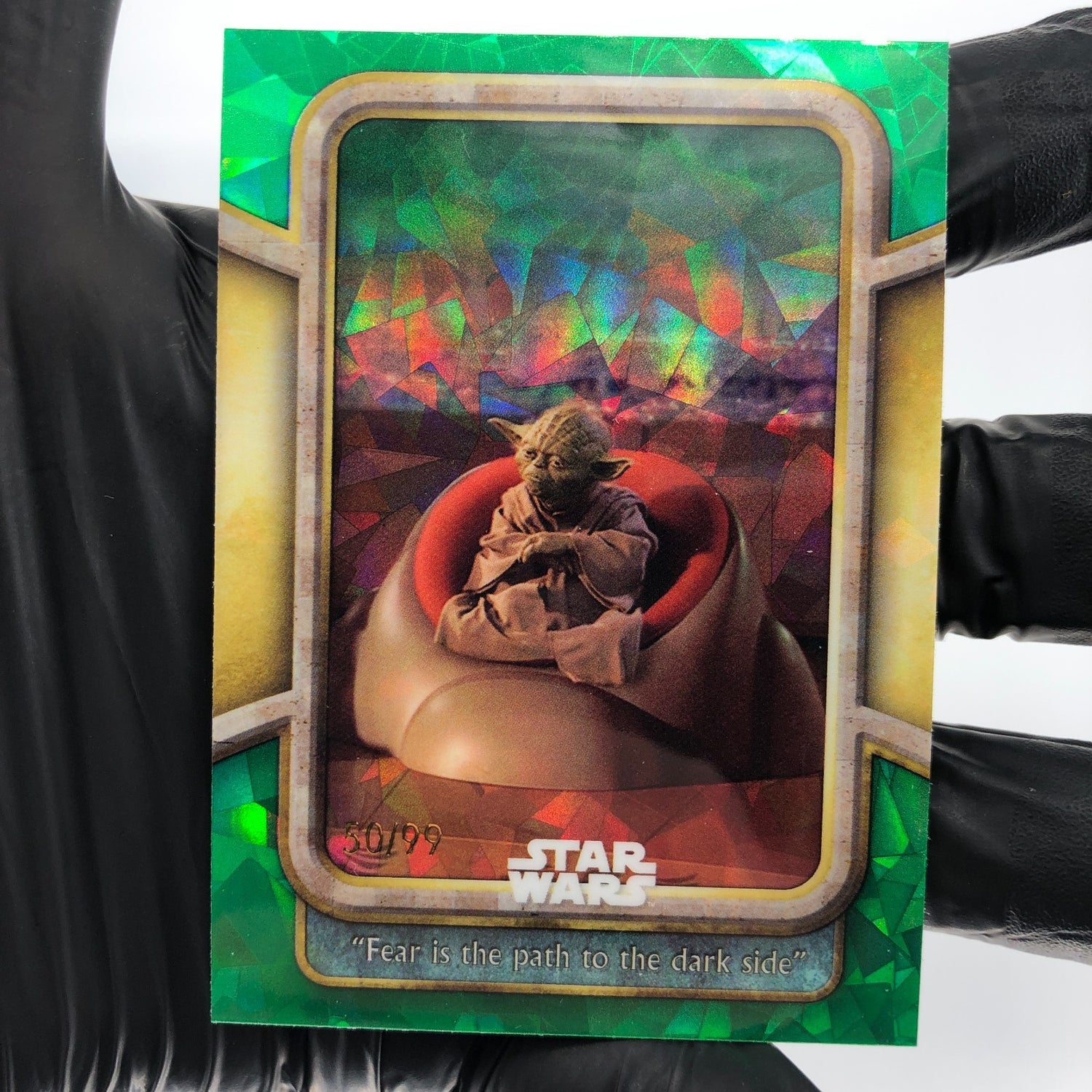 2024 Topps Star Wars Chrome Sapphire  Yoda 64 /99 Green [NM]