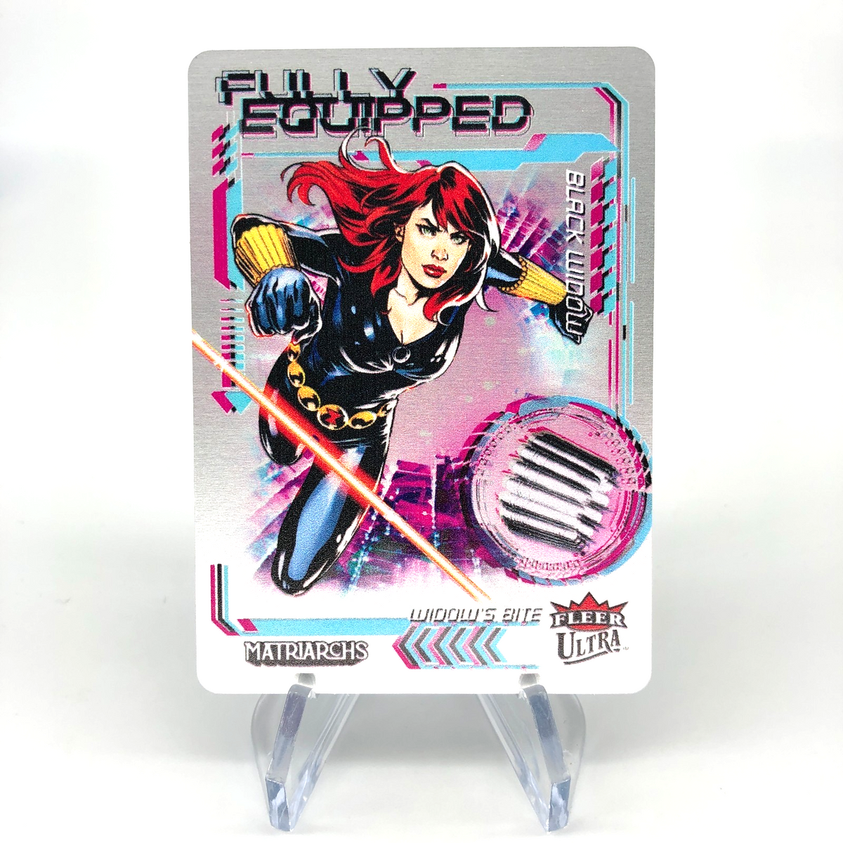 Marvel Card Black Widow FE-1 Metal Matriarchs 2024 Fleer Upper Deck [NM]