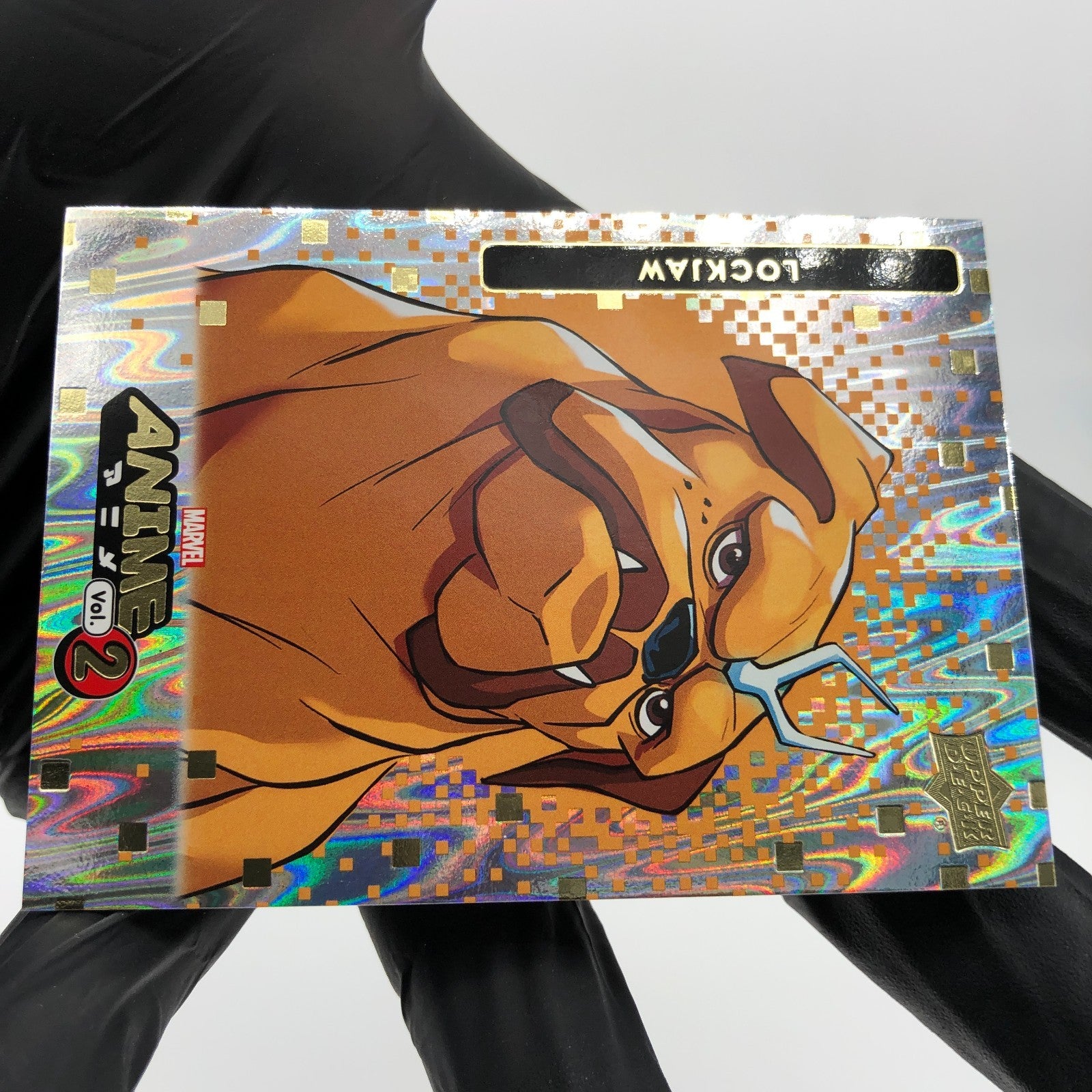 Marvel Card Lockjaw 49 Anime Vol.02 Mega Moon Holo Upper Deck Fleer [NM]