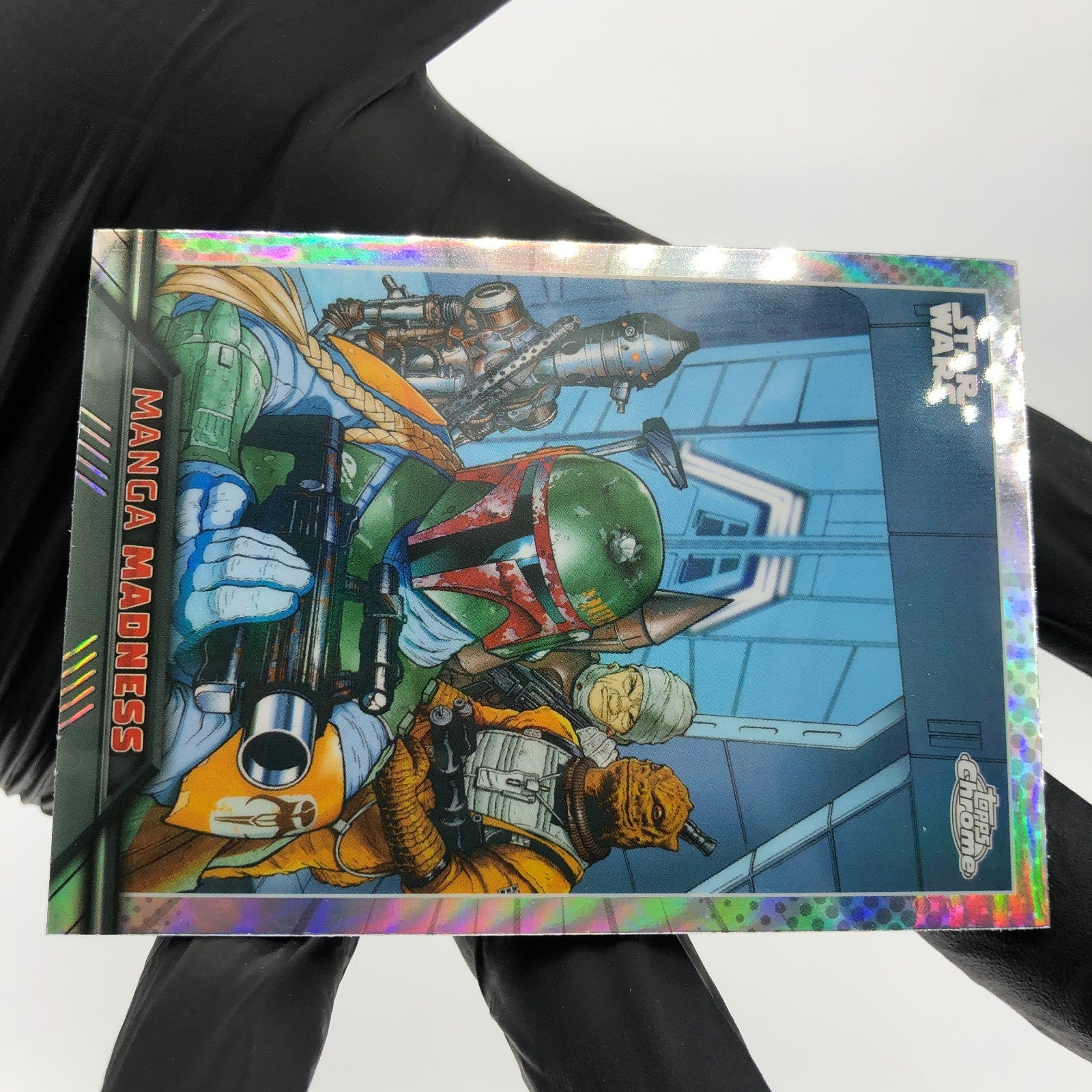 Star Wars Galaxy 2023 Boba Fett MM-6 Manga Madness Insert Topps Chrome [NM]
