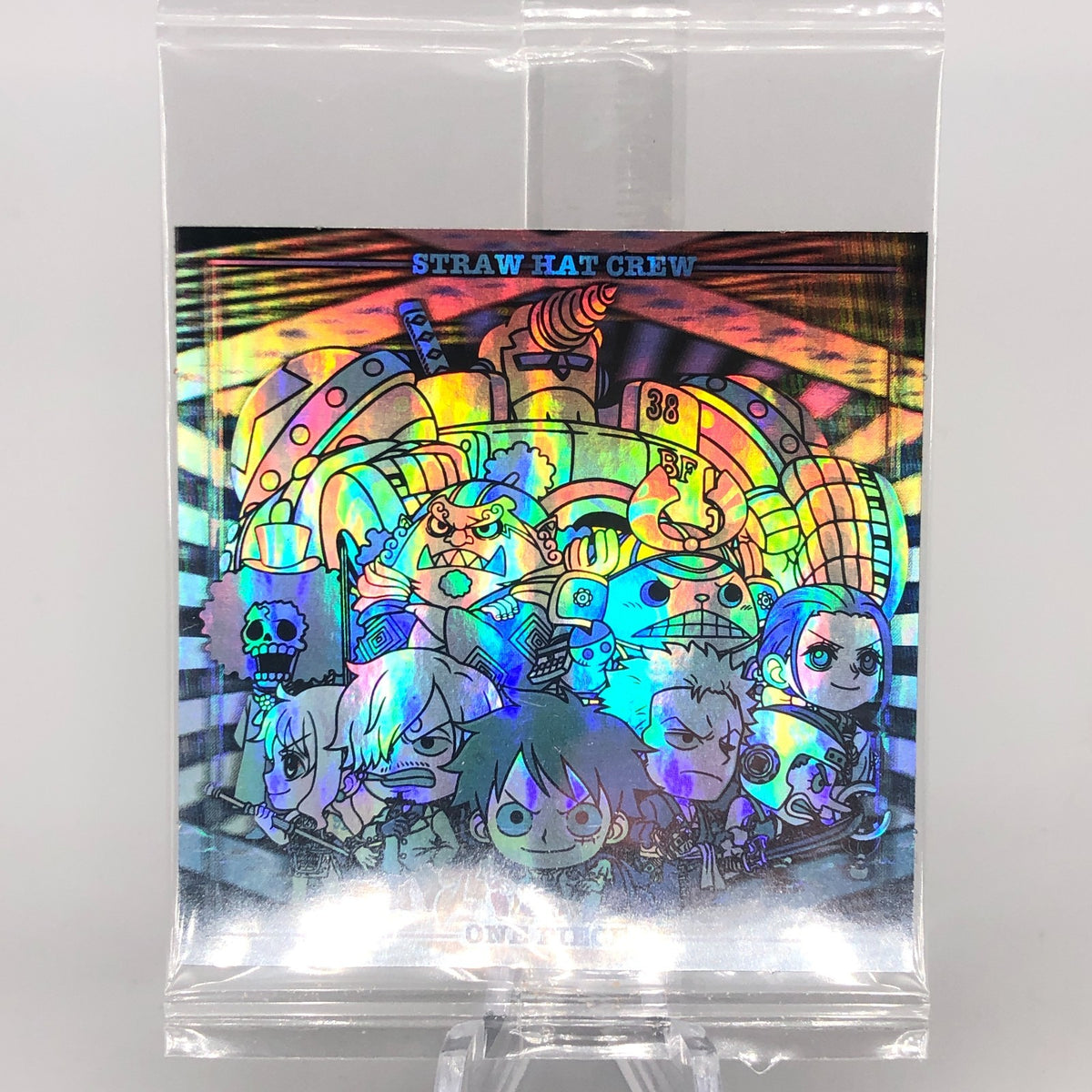 One Piece Straw Hat Crew SW7-14 UGR Holo Rainbow Wafer  Japanese [Sealed]