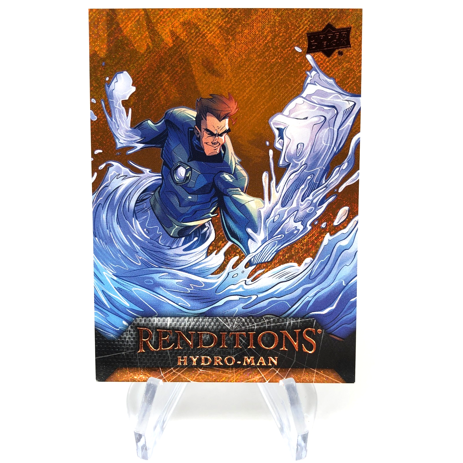 Marvel Card Hydro-Man 68 Orange  /299 Fleer Upper Deck Renditions [NM]