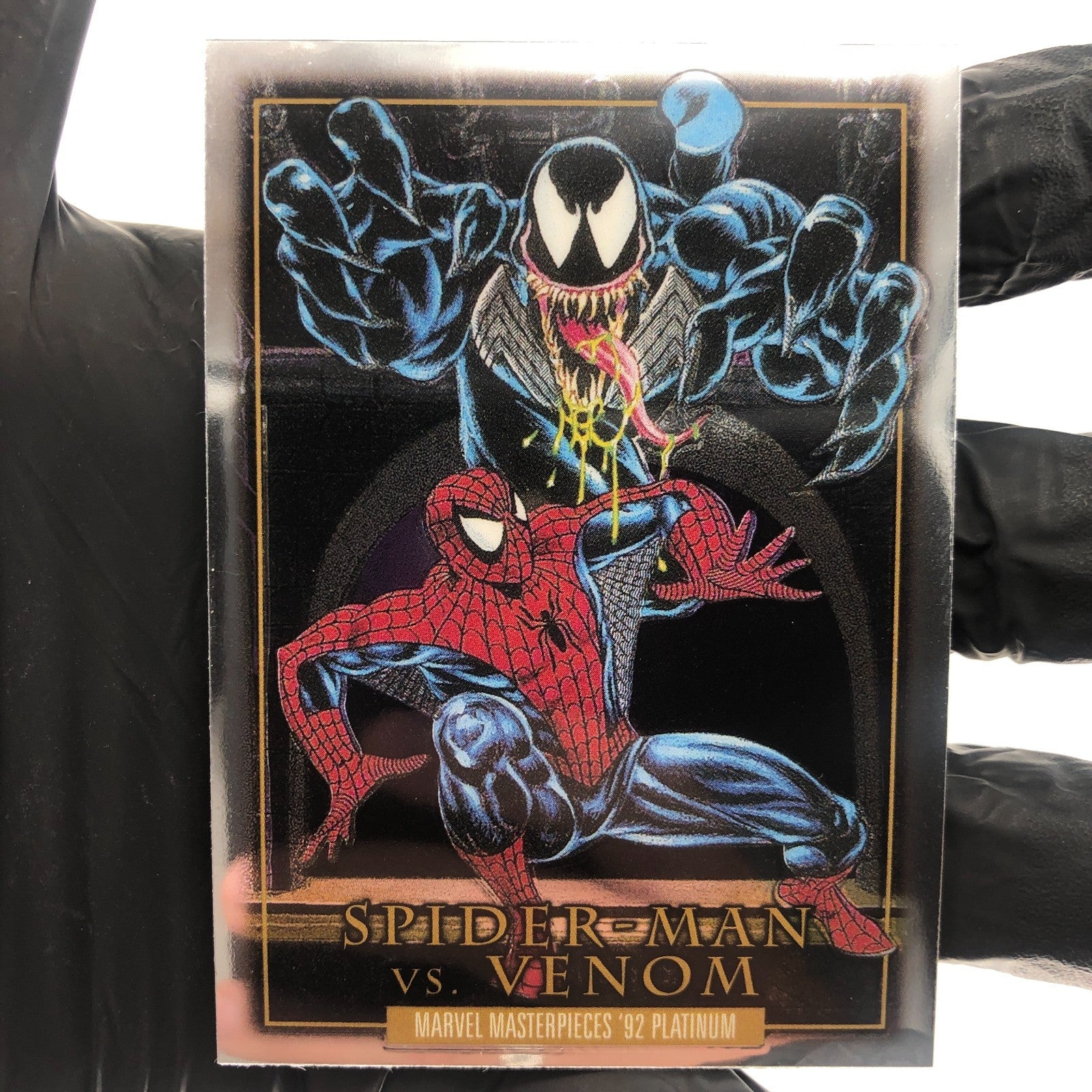 Marvel Card Spider-Man Vs Venom BS-4 Fleer Upper Deck Masterpieces 92 [NM]
