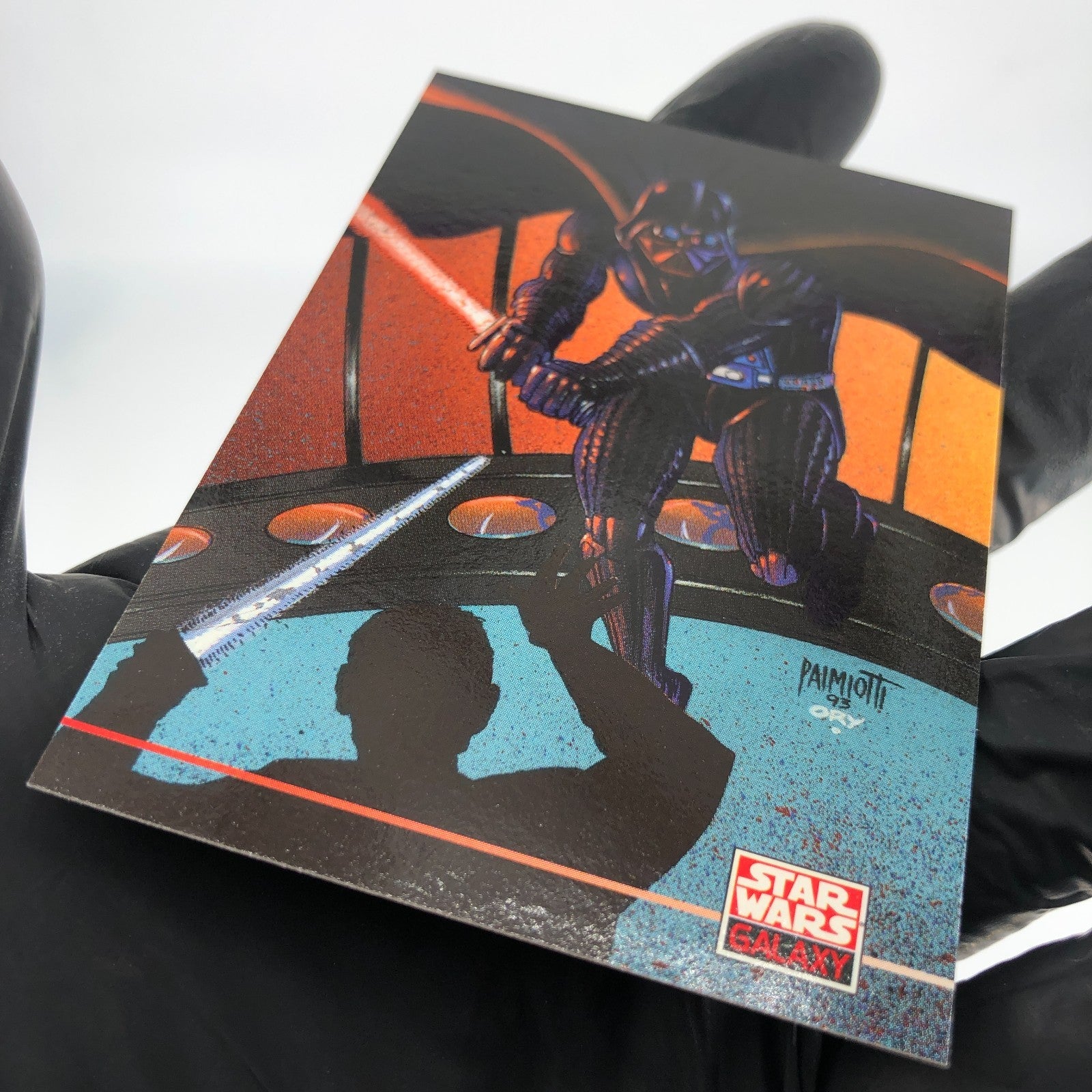 Star Wars Galaxy Card Luke Darth Vader Jimmy Palmiotti 258 Topps Vader 1994 [NM]