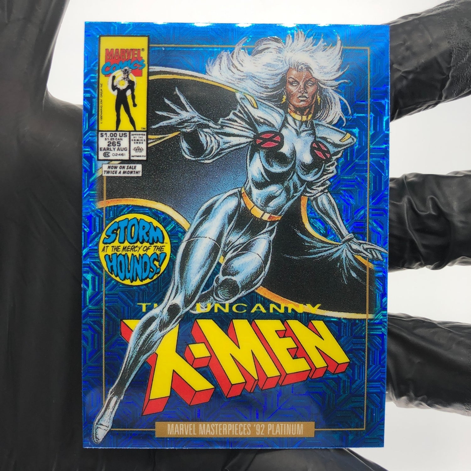 Marvel Card Storm Traxx 86-V Variant  Fleer Upper Deck Masterpieces [NM]