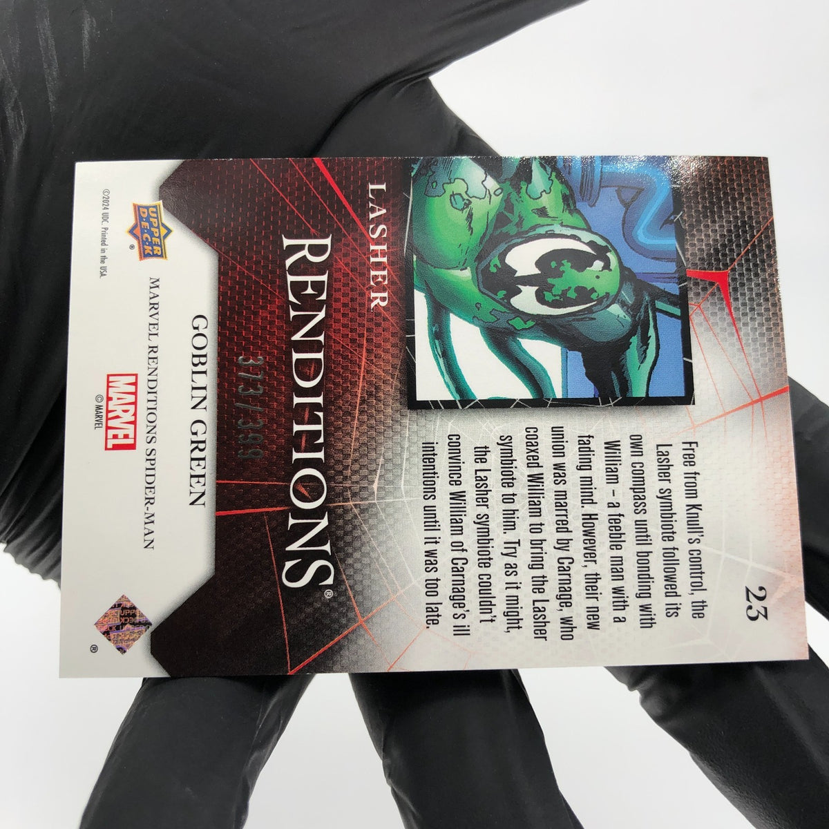 Marvel Card Lasher 23 Green  /399 Fleer Upper Deck Renditions [NM]