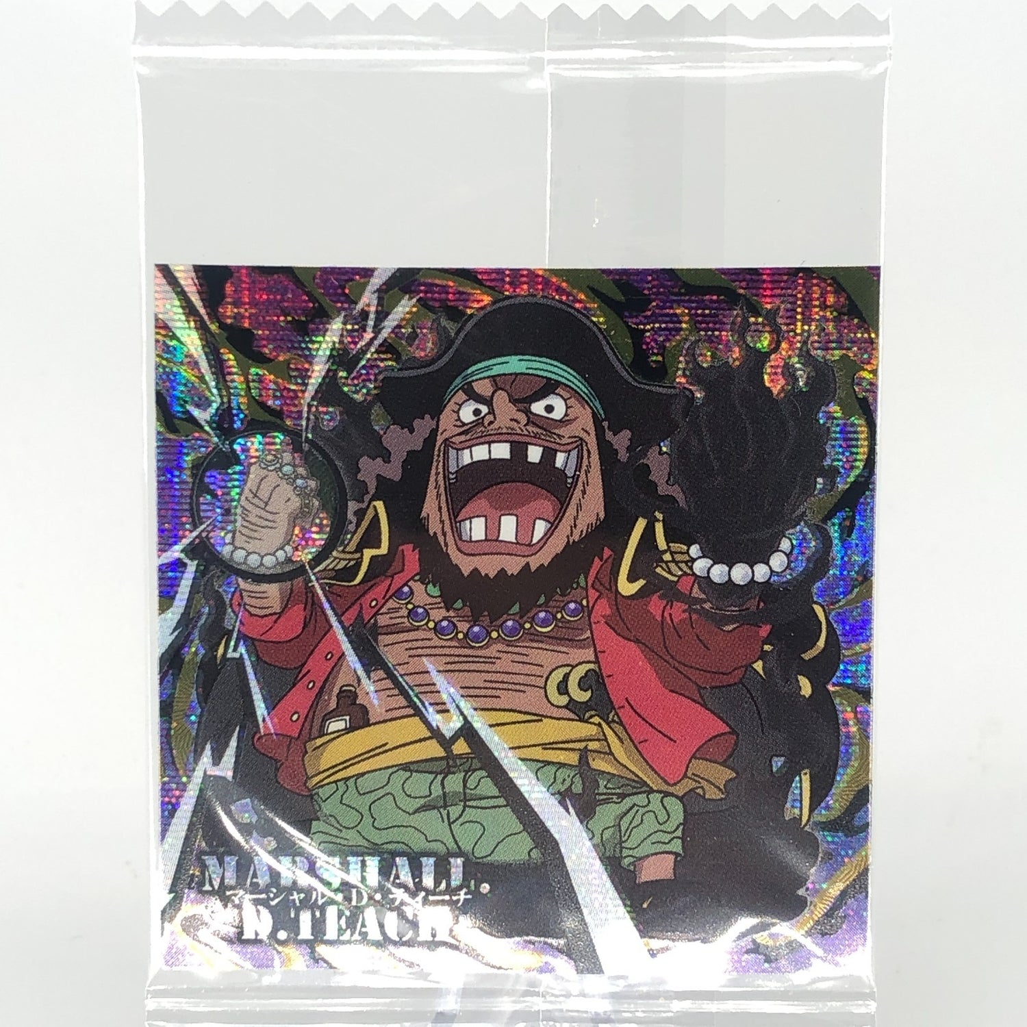 One Piece Black Beard SW2-S2 SEC Holo Wafer  Japanese [Sealed]