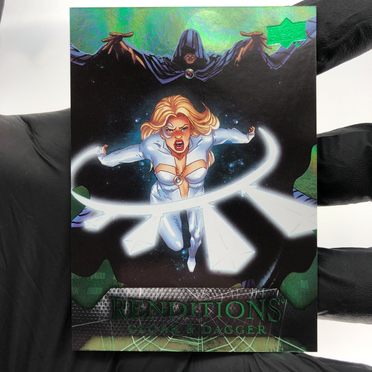 Marvel Card Cloak & Dagger 84 Green  /199 Fleer Upper Deck Renditions [NM]