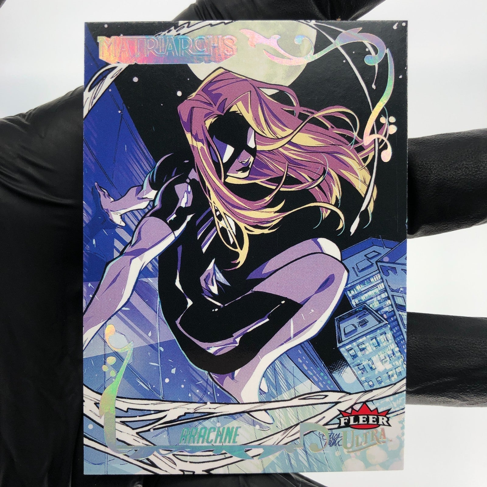 Marvel Card Arachne 74 Silver Spectrum Matriarchs 2024 Fleer Upper Deck [NM]