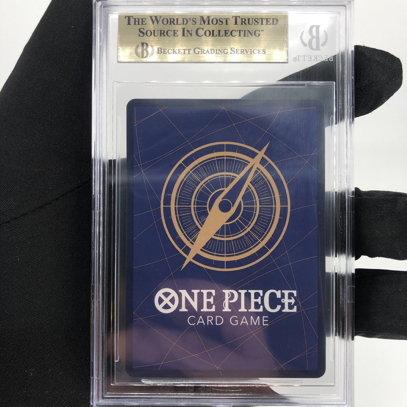 One Piece Card BGS 10 White Beard OP02-004 SR Parallel Japanese [10]
