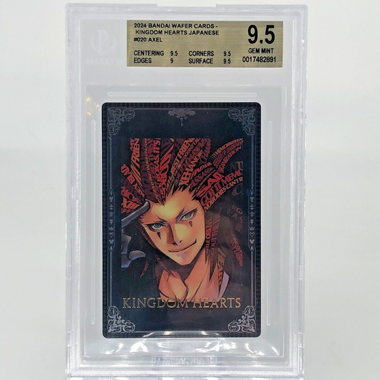 Kingdom Hearts Card BGS 9.5 Wafer 020 Axel Memorial Collection Japanese [9.5]