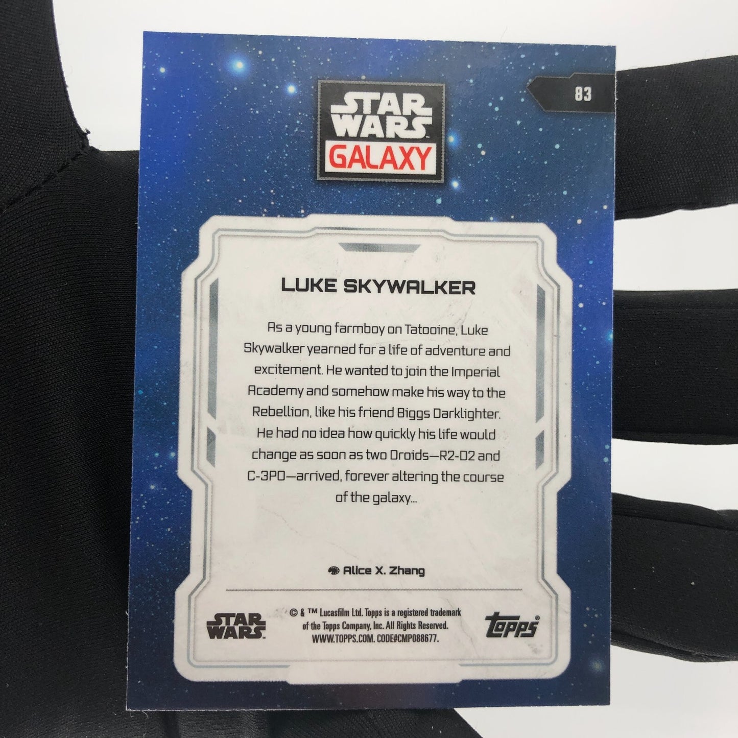 Star Wars Galaxy 2024 Luke Skywalker 74 Base Topps Chrome [Rank A]