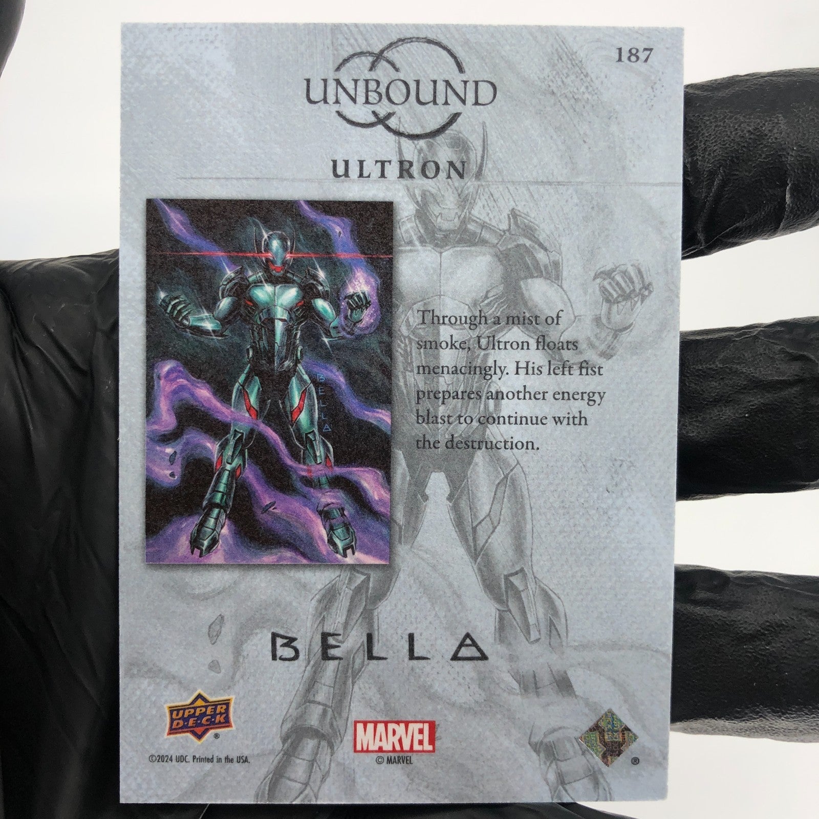 Marvel Card Ultron 187 Canvas /299 Upper Deck Unbound 2024 [NM]