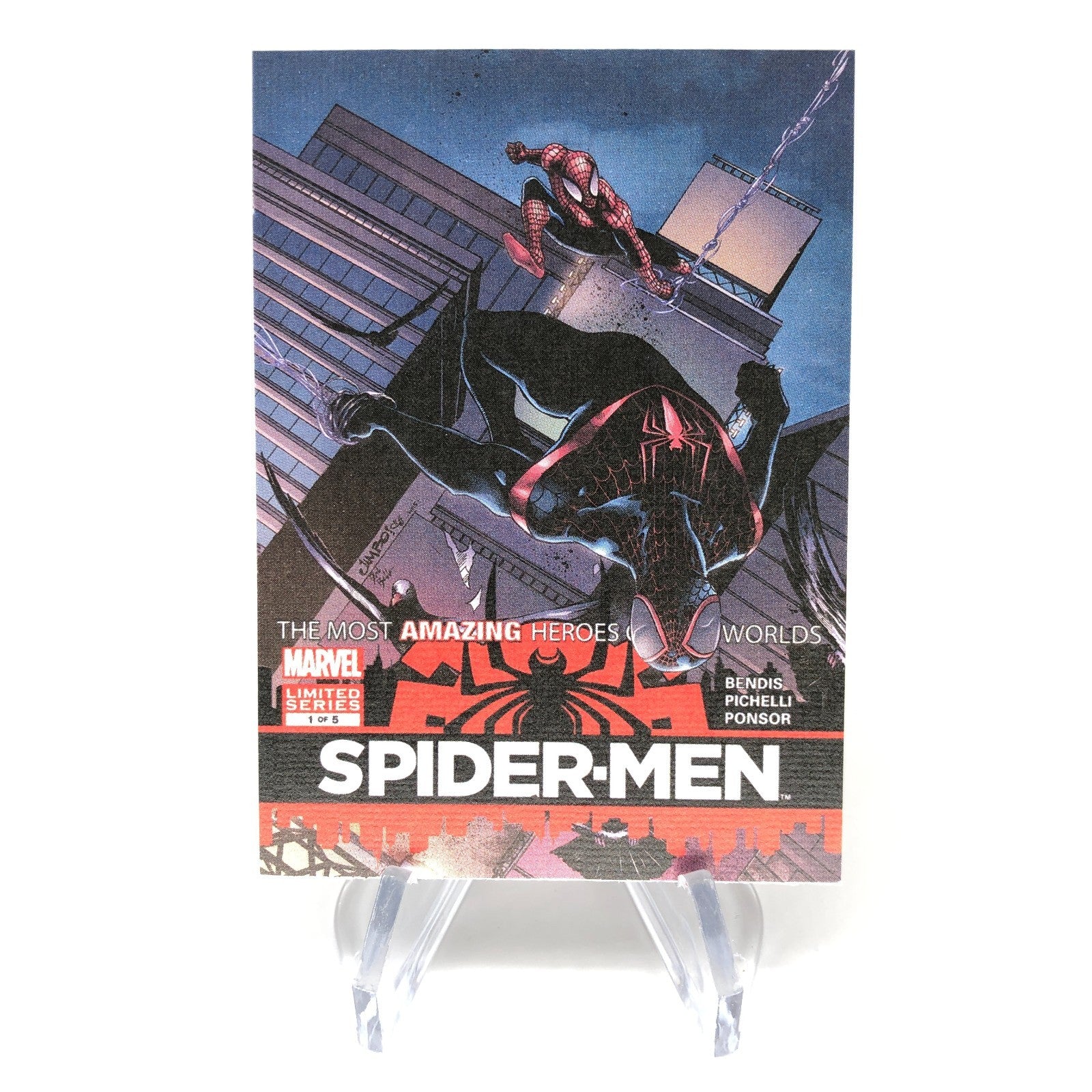 Marvel Card Spider-Man 74 Comic Covers Fleer Upper Deck Renditions [NM]