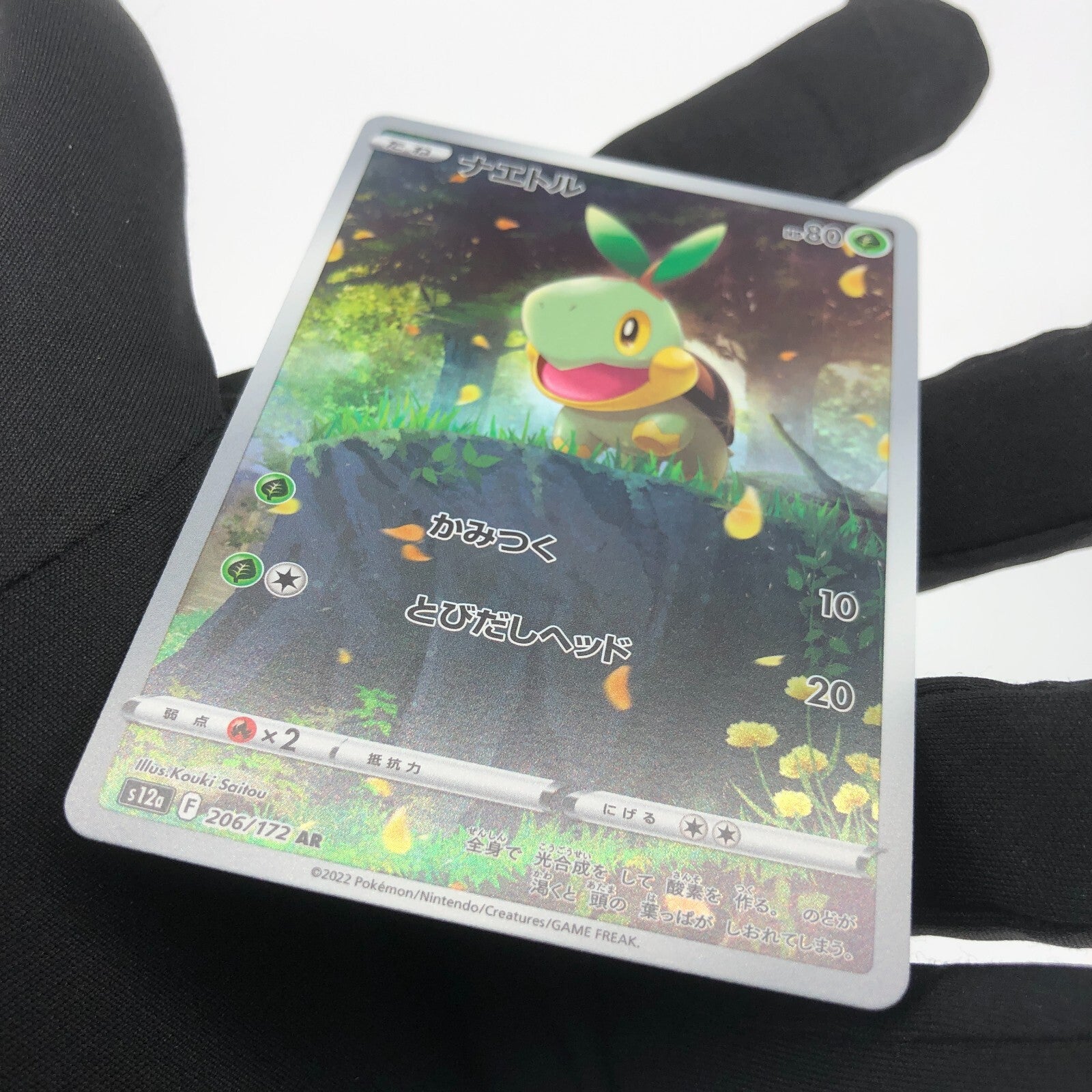Pokemon Card Turtwig 206/172 AR s12a Full Art Foil Japanese Karte [Mint]