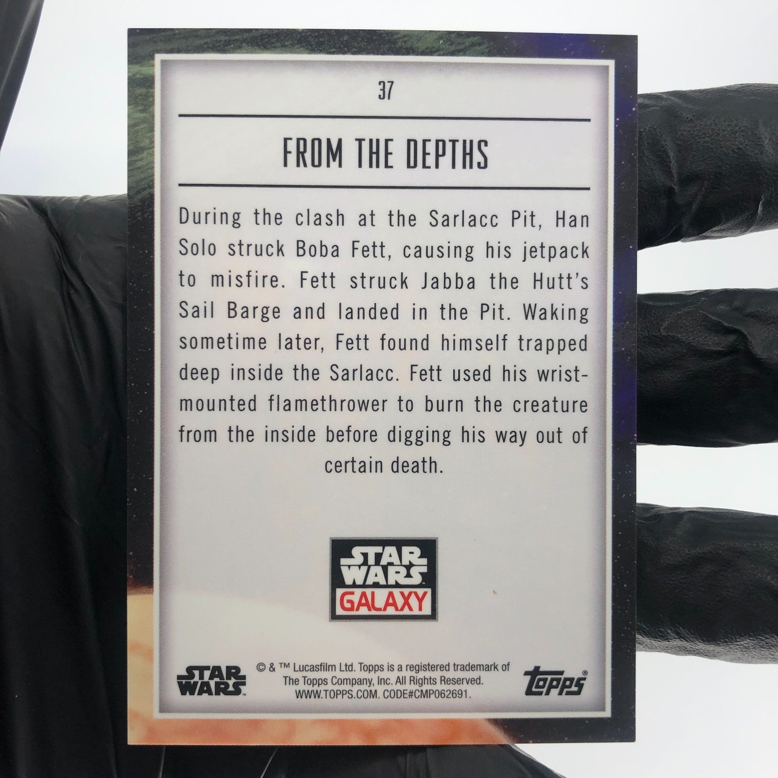 Star Wars Galaxy 2023 From The Depths 37 Aqua  /199 Insert Topps Chrome [NM]
