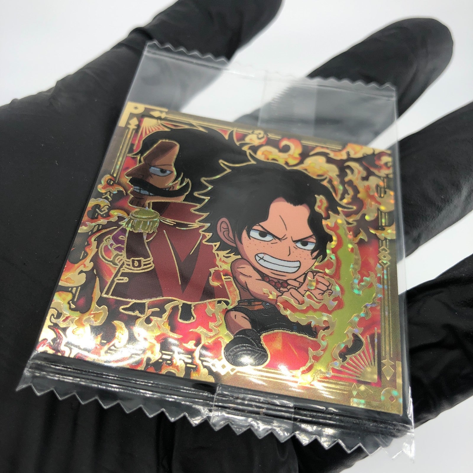 One Piece Ace Gold Roger SW12-31 SP Holo Wafer Japan [Sealed]