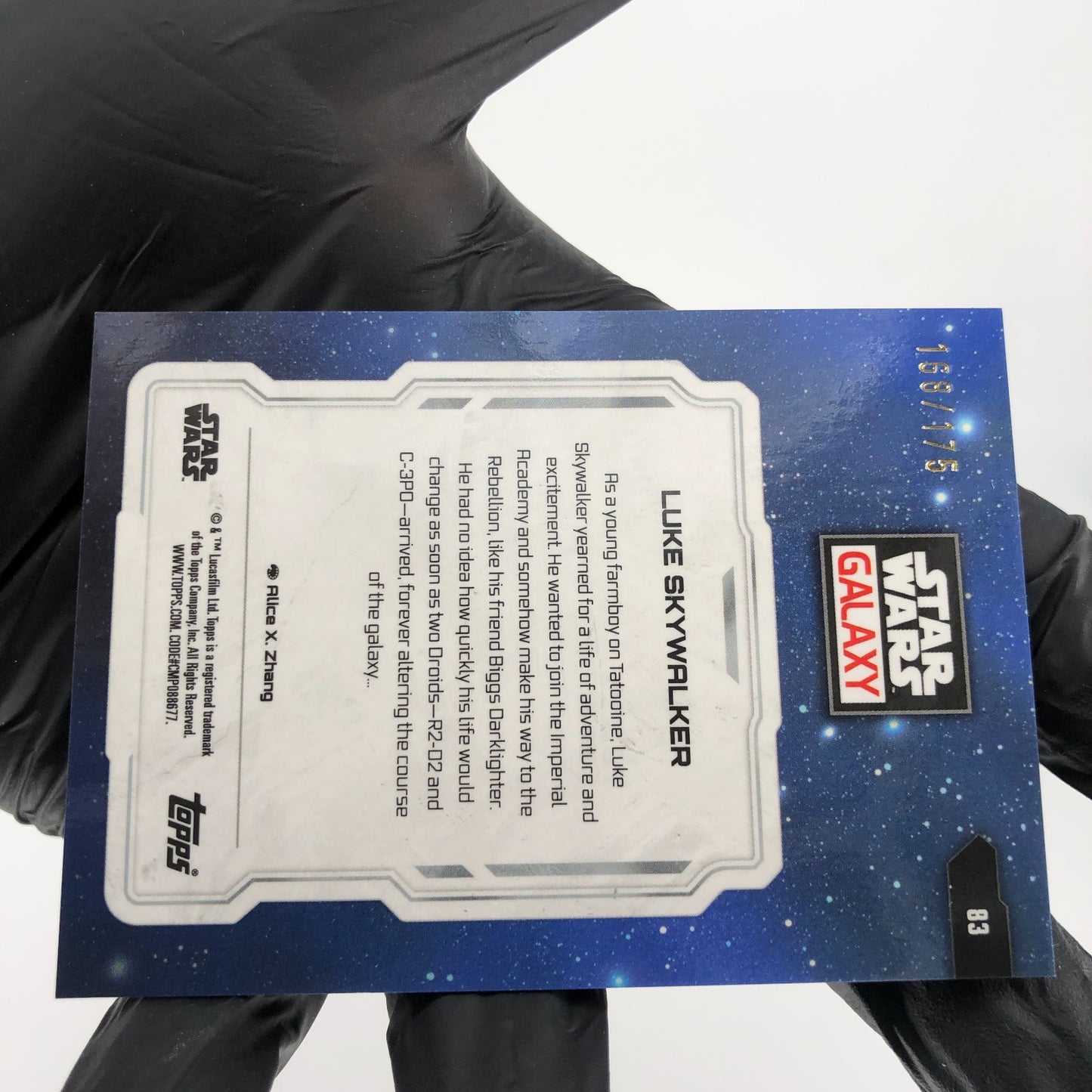 Star Wars Galaxy 2024 Luke Skywalker 83 Lava /175 Topps Chrome [NM]