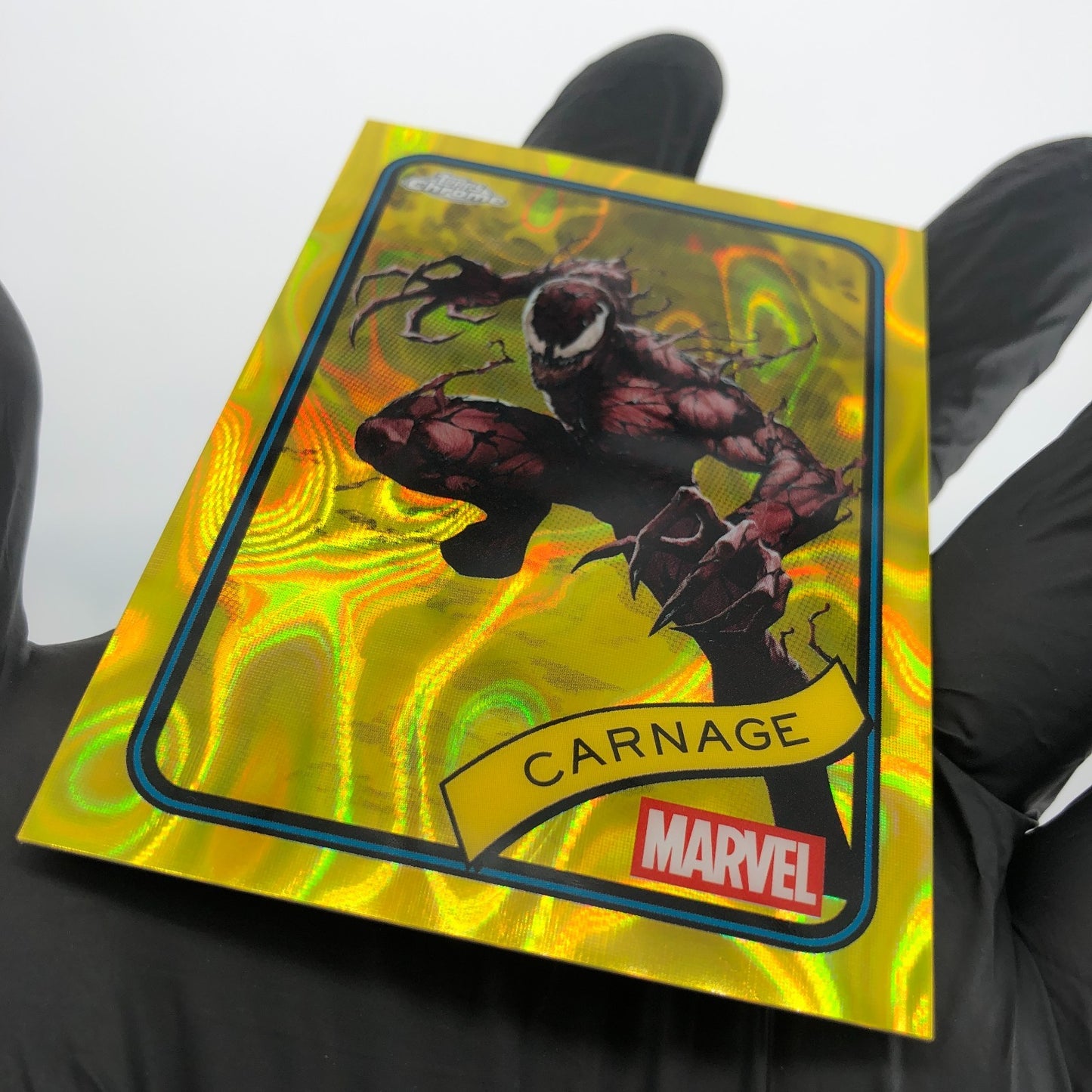 Marvel Card Carnage 173 Yellow Lava Refractor Topps Chrome 2025 [NM]