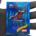 Marvel Card Spider-Man 2099 112 Blue /299 Topps Chrome 2025 [NM]