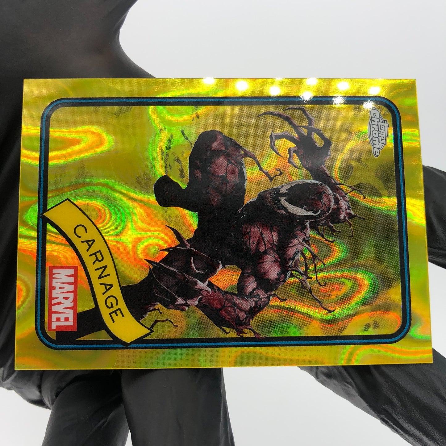 Marvel Card Carnage 173 Yellow Lava Refractor Topps Chrome 2025 [NM]