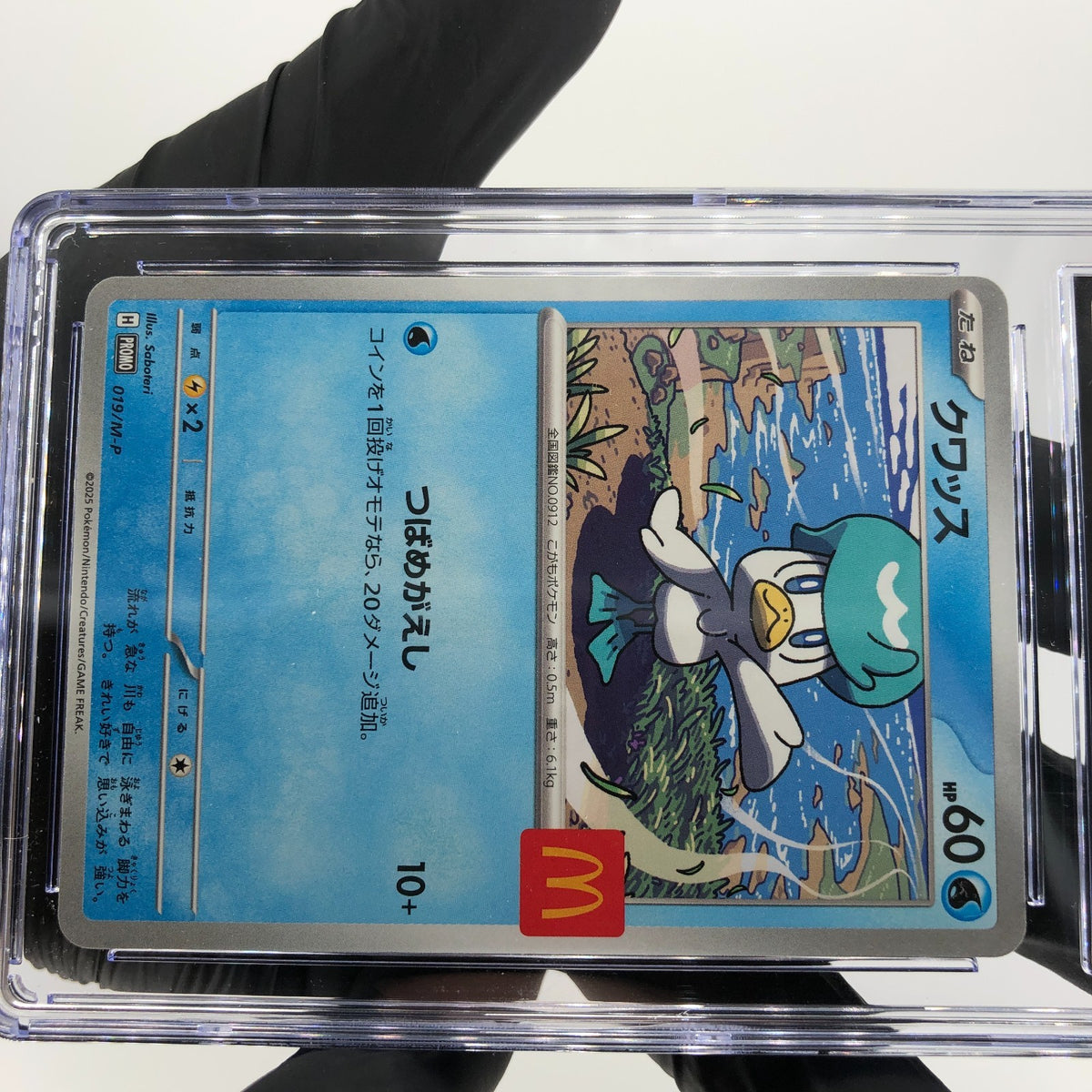 CGC 10 Pokemon Card Quaxly 019/M-P McDonalds Promo Japanese Karte [10]
