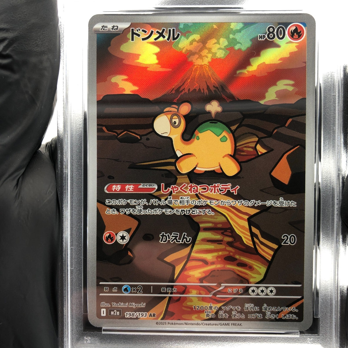 PSA 10 Pokemon Card Numel 198/193 AR M2a Japanese Karte [10] 3