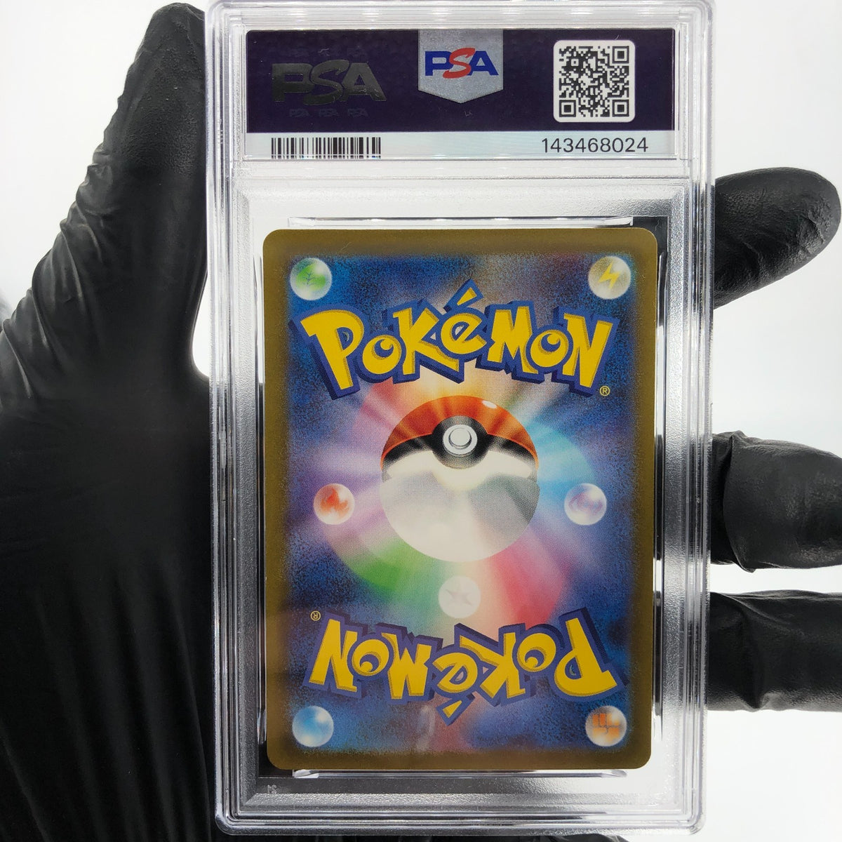 PSA 9 Pokemon Card Larvitar 114/108 AR SV3 Japanese Karte [9] 2