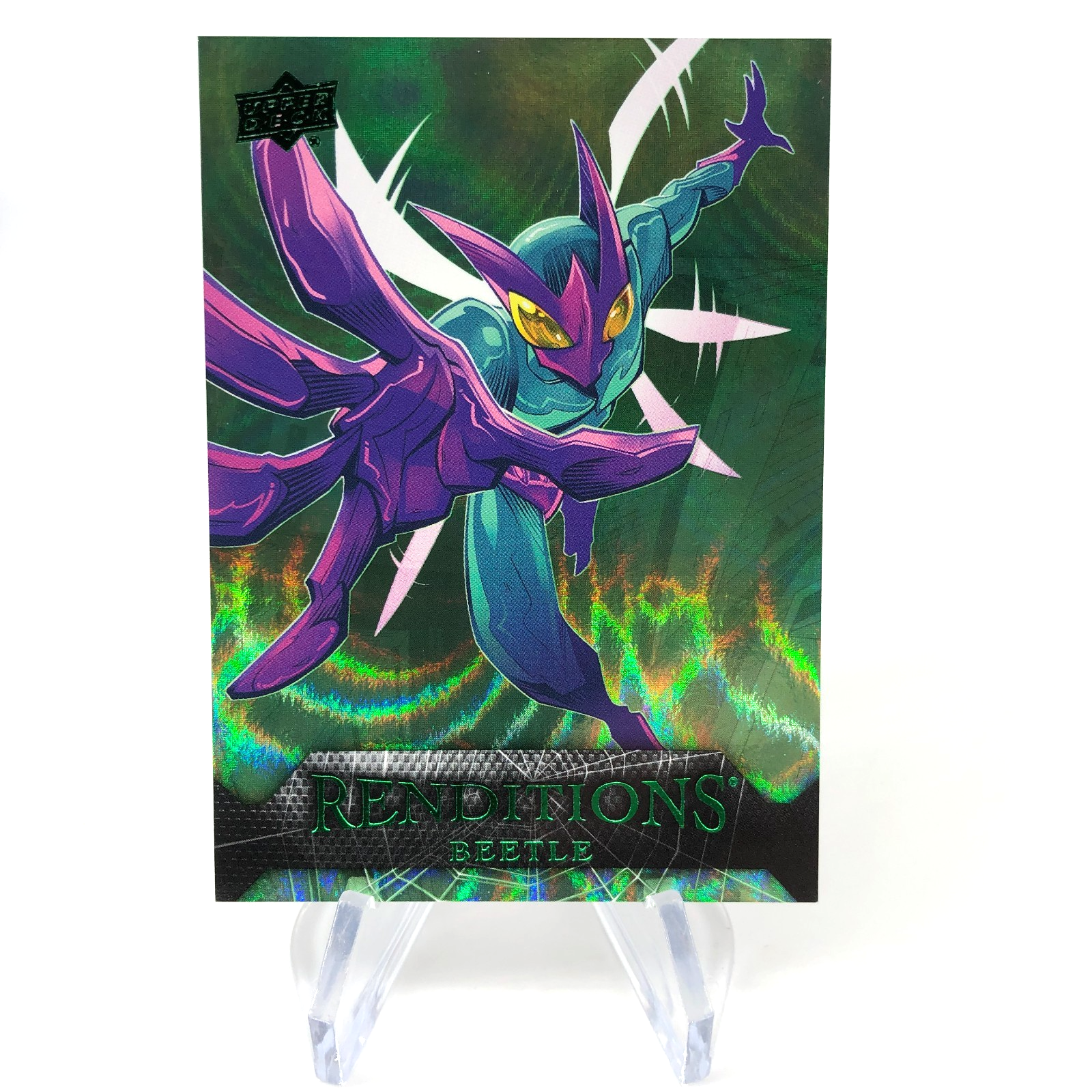 Marvel Card Beetle 70 Green  /399 Fleer Upper Deck Renditions [NM]