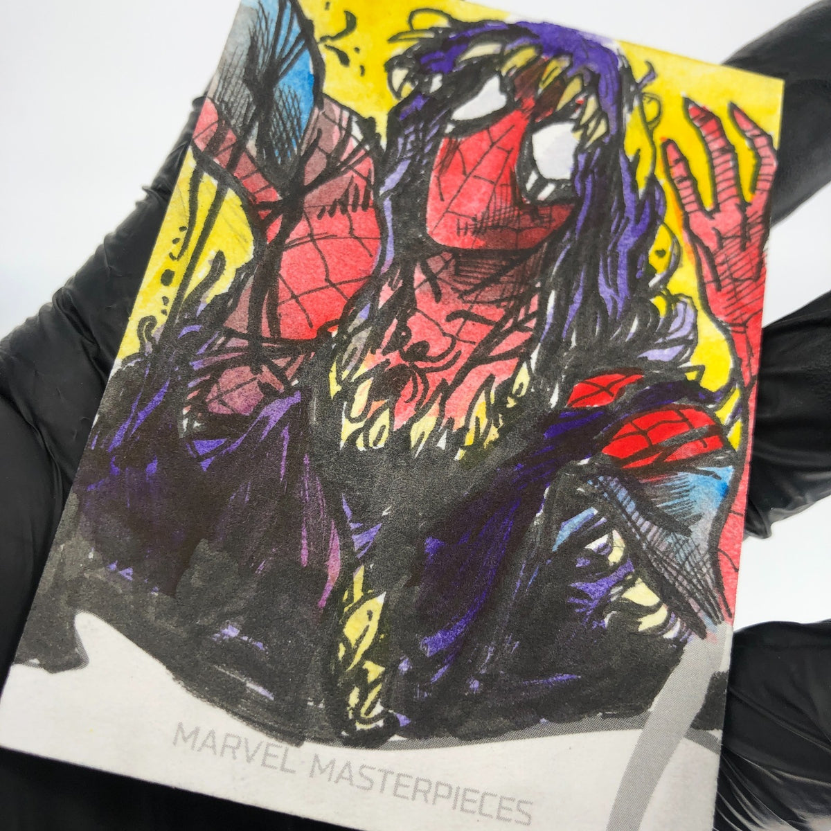 Marvel Masterpieces Sketch Spider-Man 1/1 Bora Arslanbulut 2022 Upper Deck [NM]