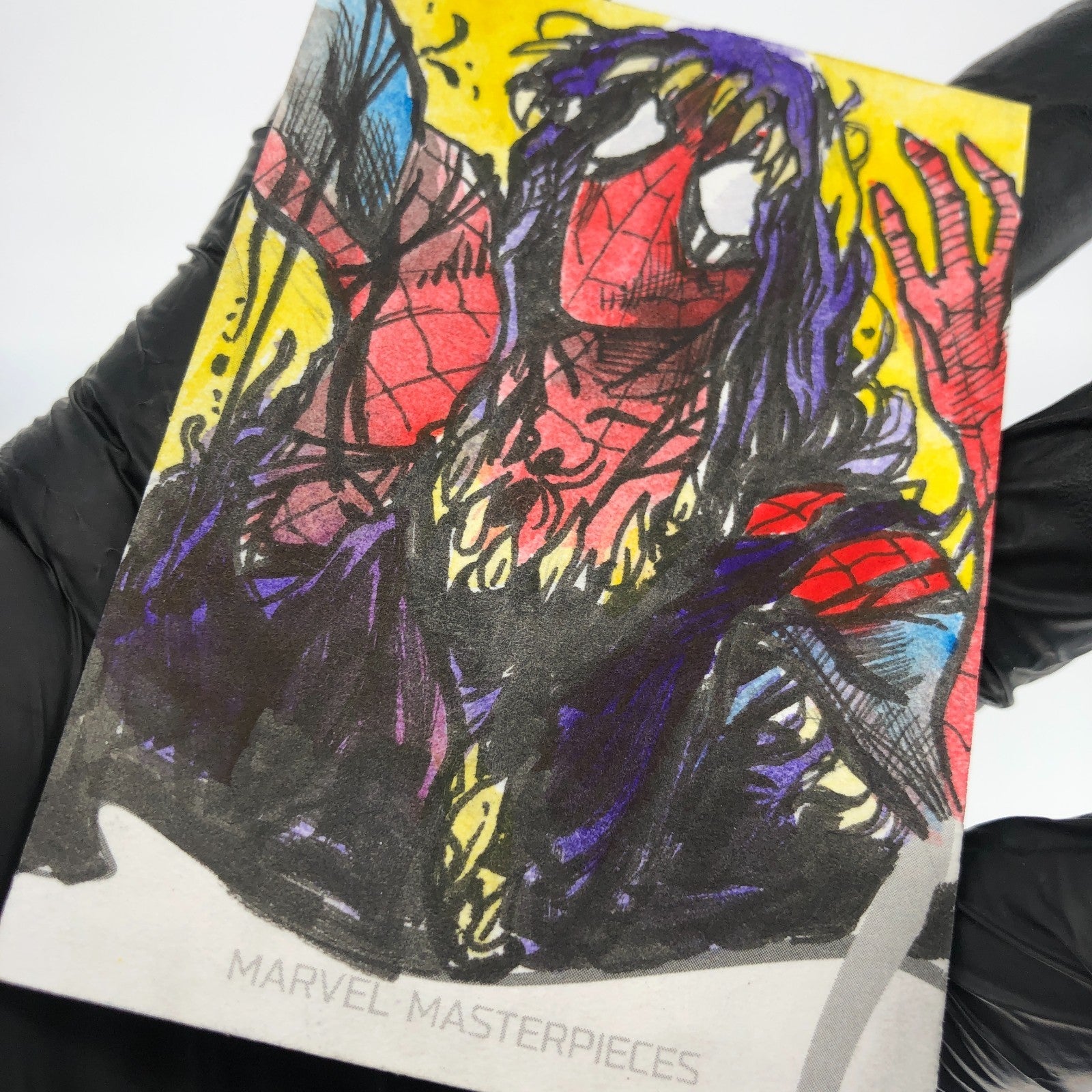 Marvel Masterpieces Sketch Spider-Man 1/1 Bora Arslanbulut 2022 Upper Deck [NM]