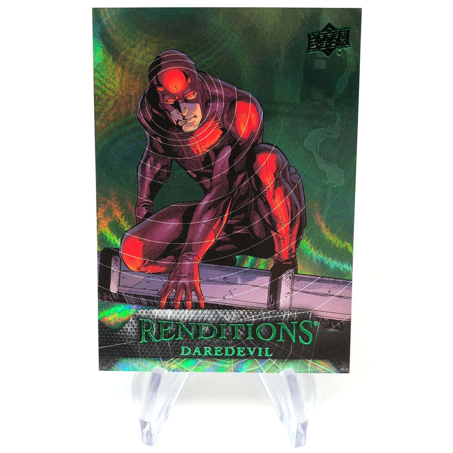 Marvel Card Daredevil 83 Green  /399 Fleer Upper Deck Renditions [NM]