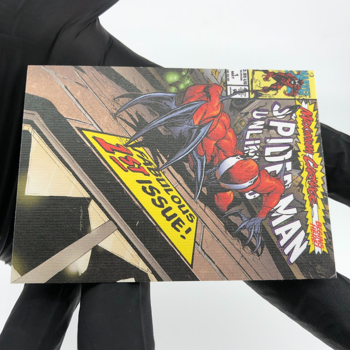 Marvel Card Carnage 21 Comic Covers Fleer Upper Deck Renditions [NM]