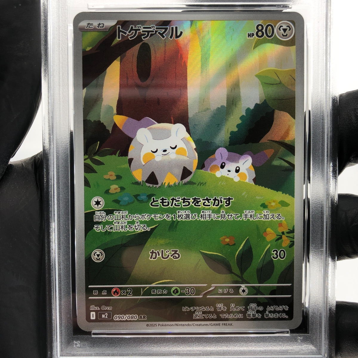 PSA 10 Pokemon Card Togedemaru 090/080 AR M2 Japanese Karte [10] 2