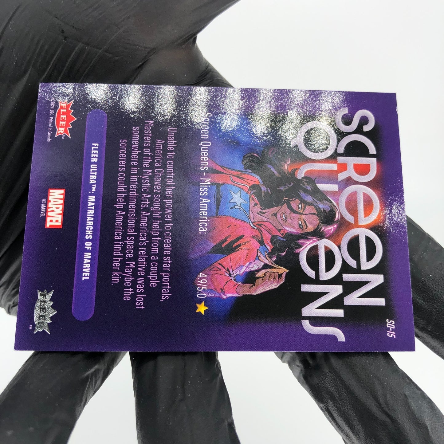 Marvel Card Miss America SQ-15 Screen Queens Matriarchs 2024 Upper Deck [NM]