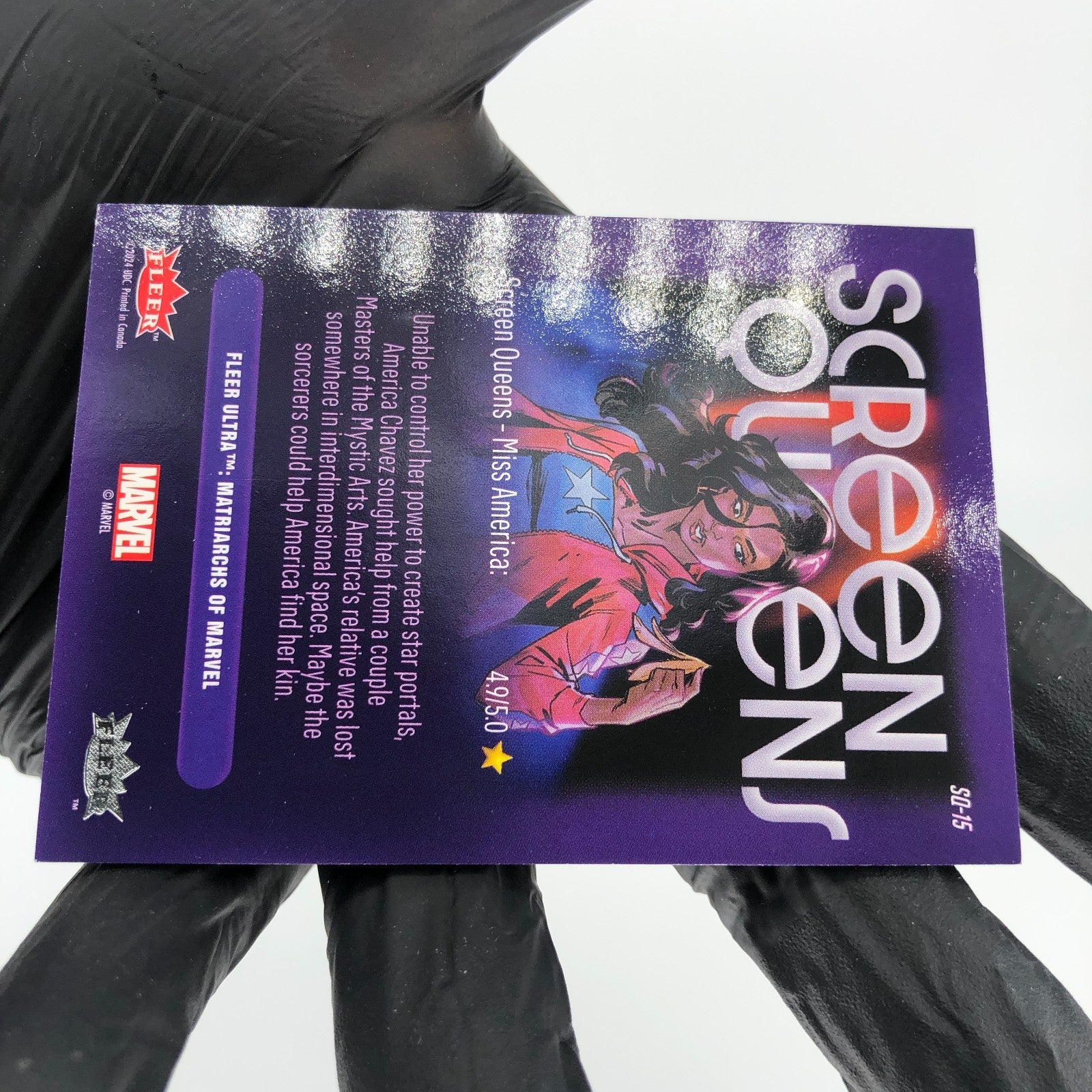 Marvel Card Miss America SQ-15 Screen Queens Matriarchs 2024 Upper Deck [NM]