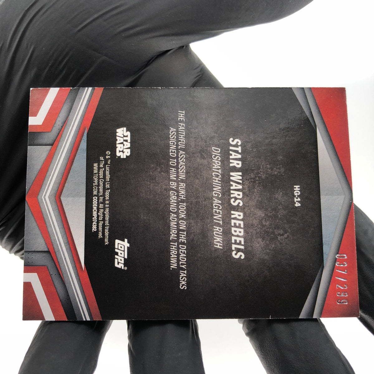 2024 Topps Masterworks Star Wars Grand Admiral HG-14 /299 Holo [NM]