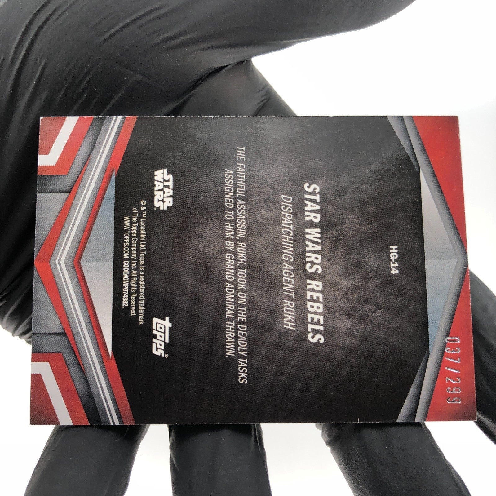 2024 Topps Masterworks Star Wars Grand Admiral HG-14 /299 Holo [NM]