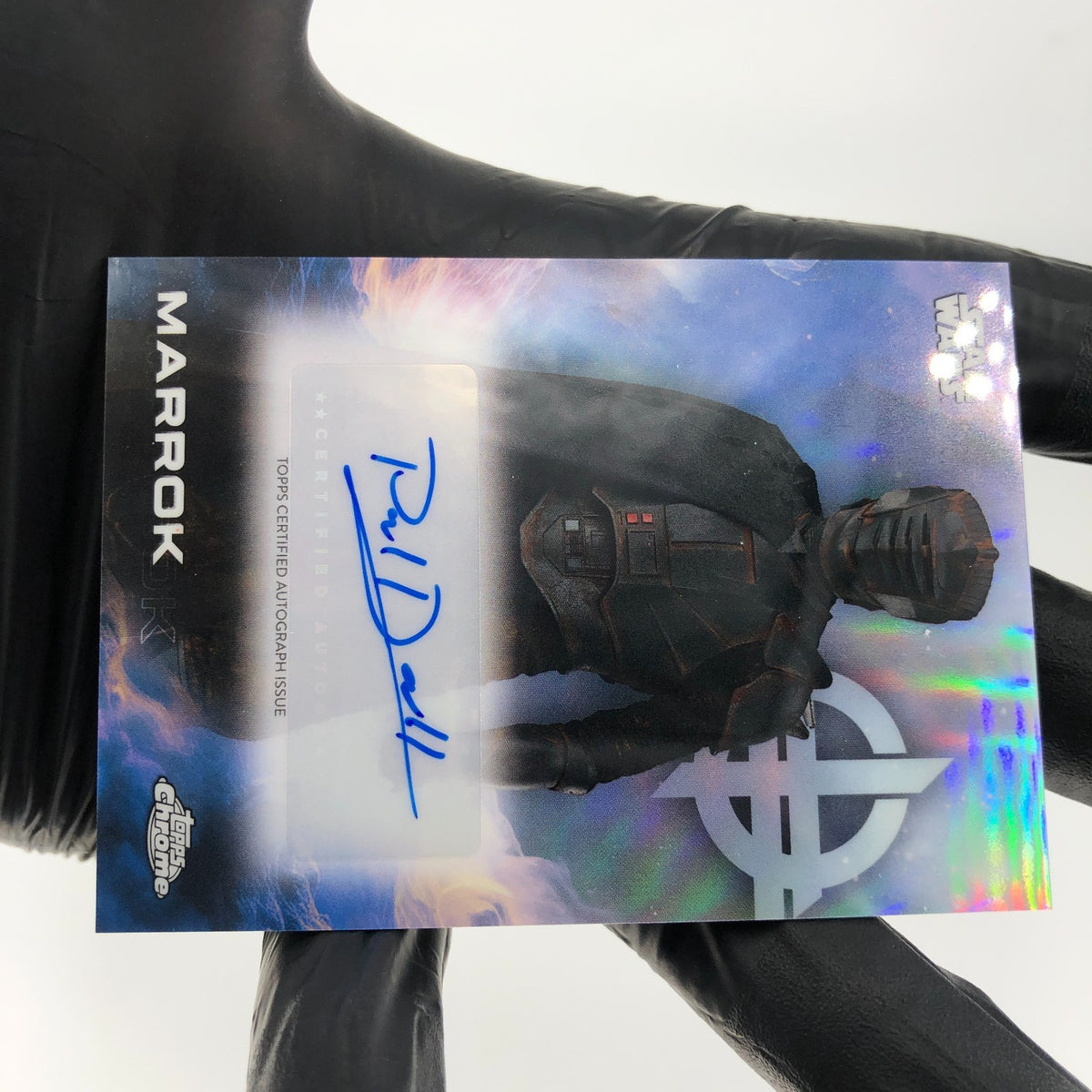 2025 Topps Chrome Star Wars Marrok A-PD Signed Paul Darnell [NM]