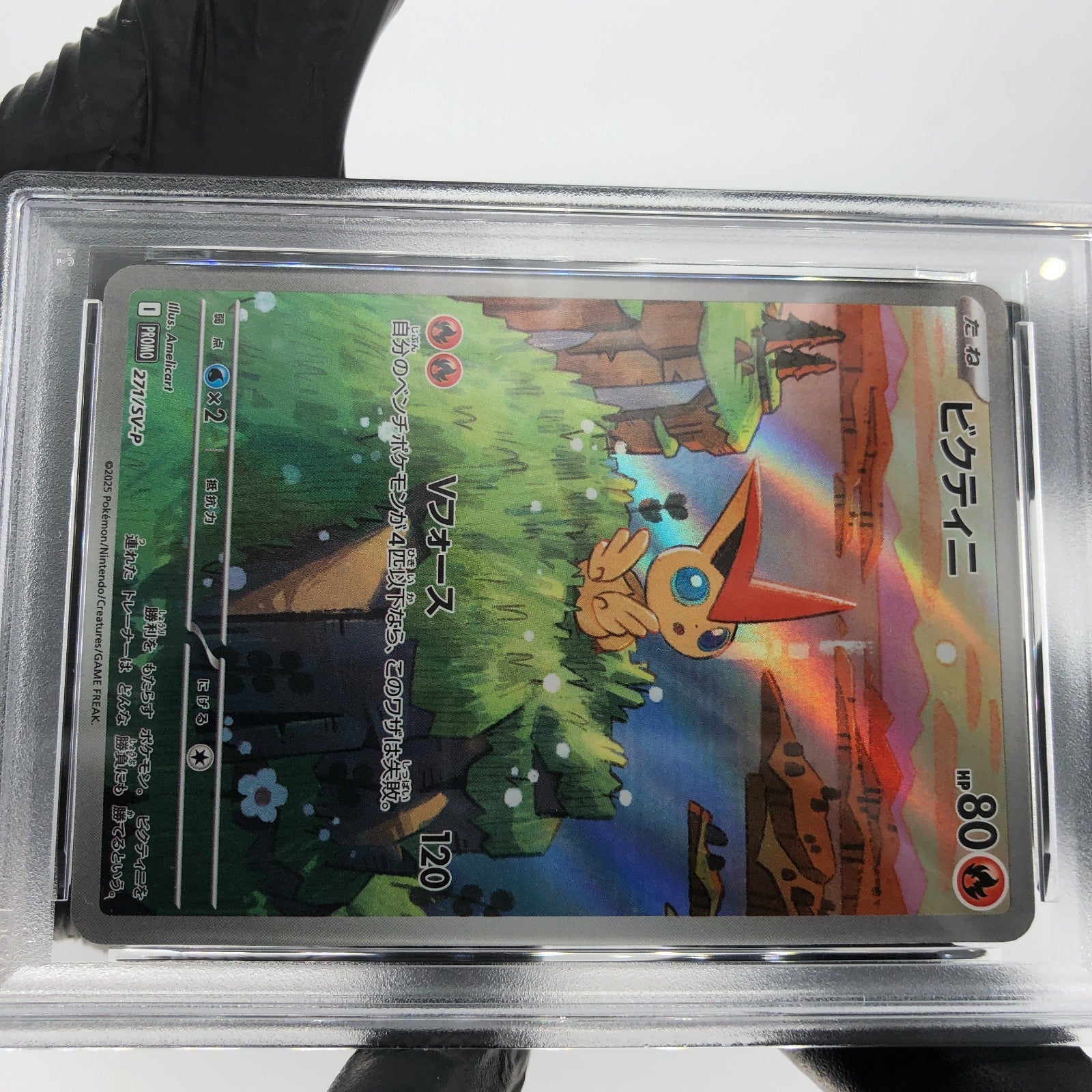 PSA 8 Pokemon Card Victini 097/086 AR SV11b Japanese Karte [8]