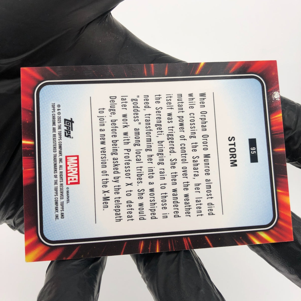 Marvel Card Storm 95 Purple Shimmer /75 Topps Chrome 2025 [NM]