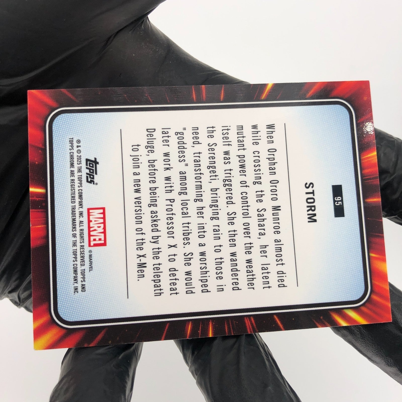 Marvel Card Storm 95 Purple Shimmer /75 Topps Chrome 2025 [NM]